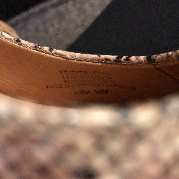 NURTURE By LAMAZE KIRA  Snake Print Heels. - Picture 8 of 8